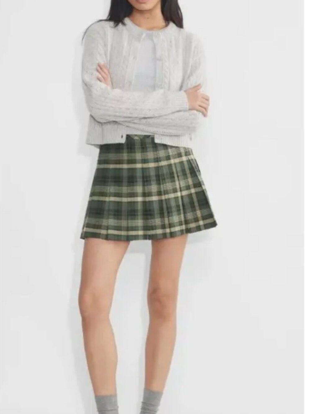 Aritzia Sunday Best Plaid Micro Skirt